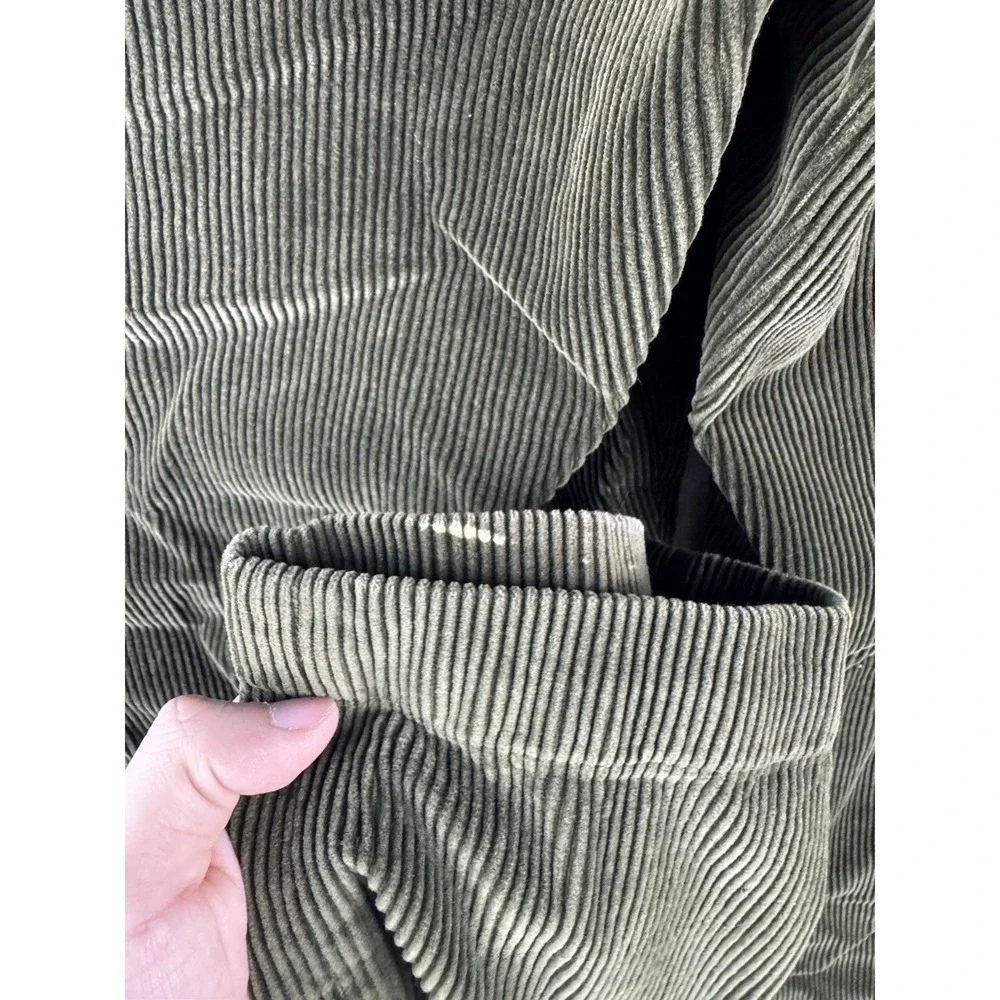 Vintage Polo Ralph Lauren Corduroy‎ Green Pants Mens 36x34 (fits 34x30) Cotton
